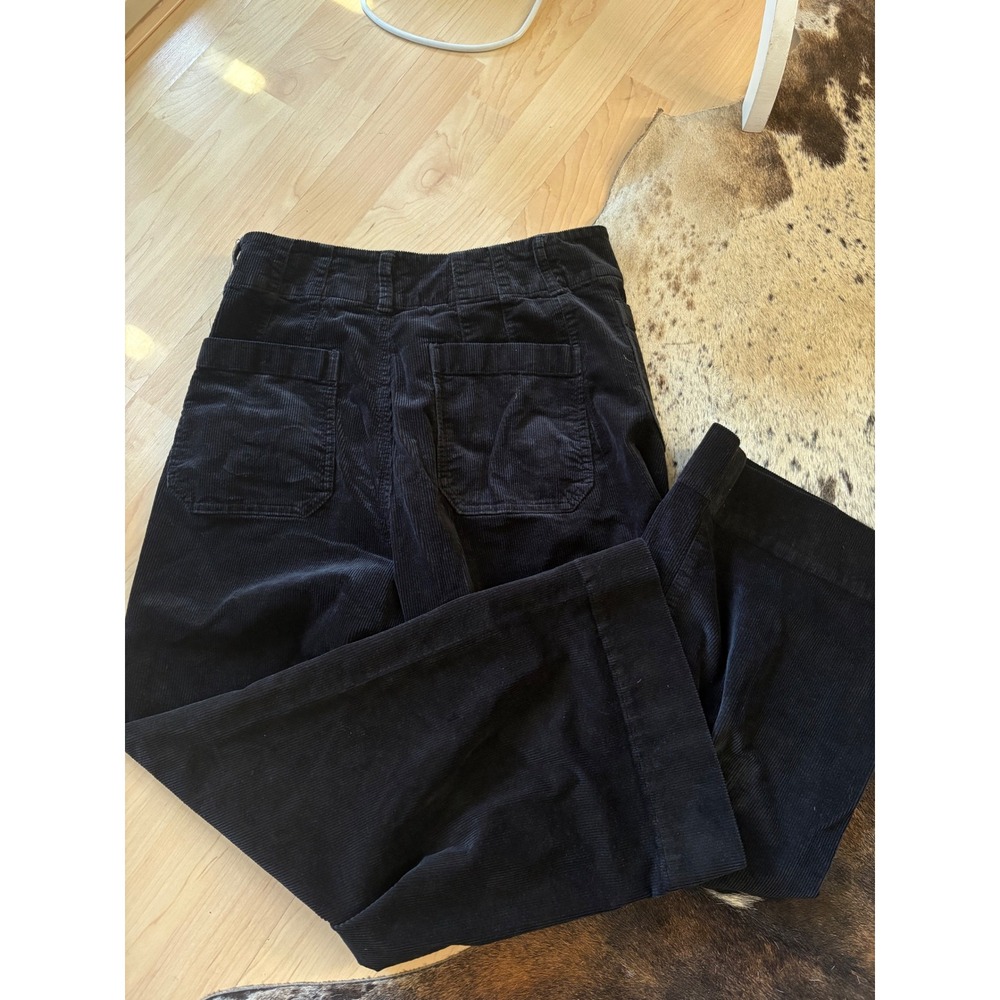 MAEVE ANTHROPOLOGIE Black Corduroy The Colette Pants Size 30 - Picture 6 of 9